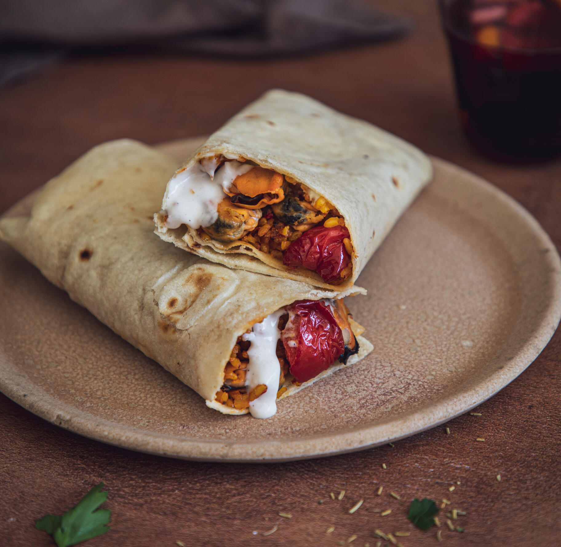 Burrito de Paella Marinera